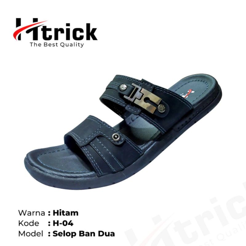 sandal pria / sendal pria casual Original H-trick 02 sandal kulit