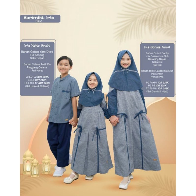 PROMO DISKON SARIMBIT GAMIS NIBRAS IRIS TERBARU
