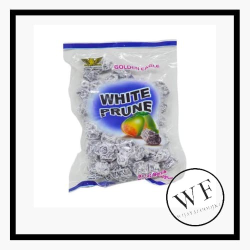 

Golden eagle White Prune / Manisan Buah Prune Putih/ Prune candy 500gr