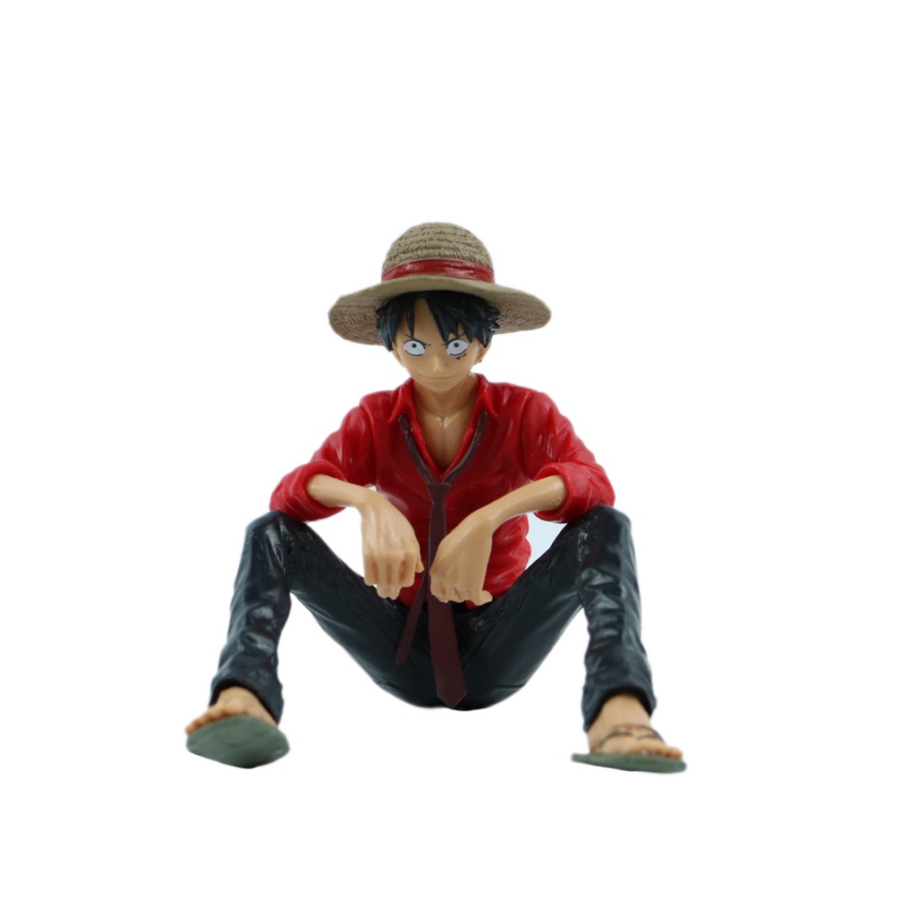 Mainan Action Figure Model Anime One Piece Luffy Monkey D Luffy Klasik Bahan Pvc Ukuran 13CM Untuk Dekorasi Kue