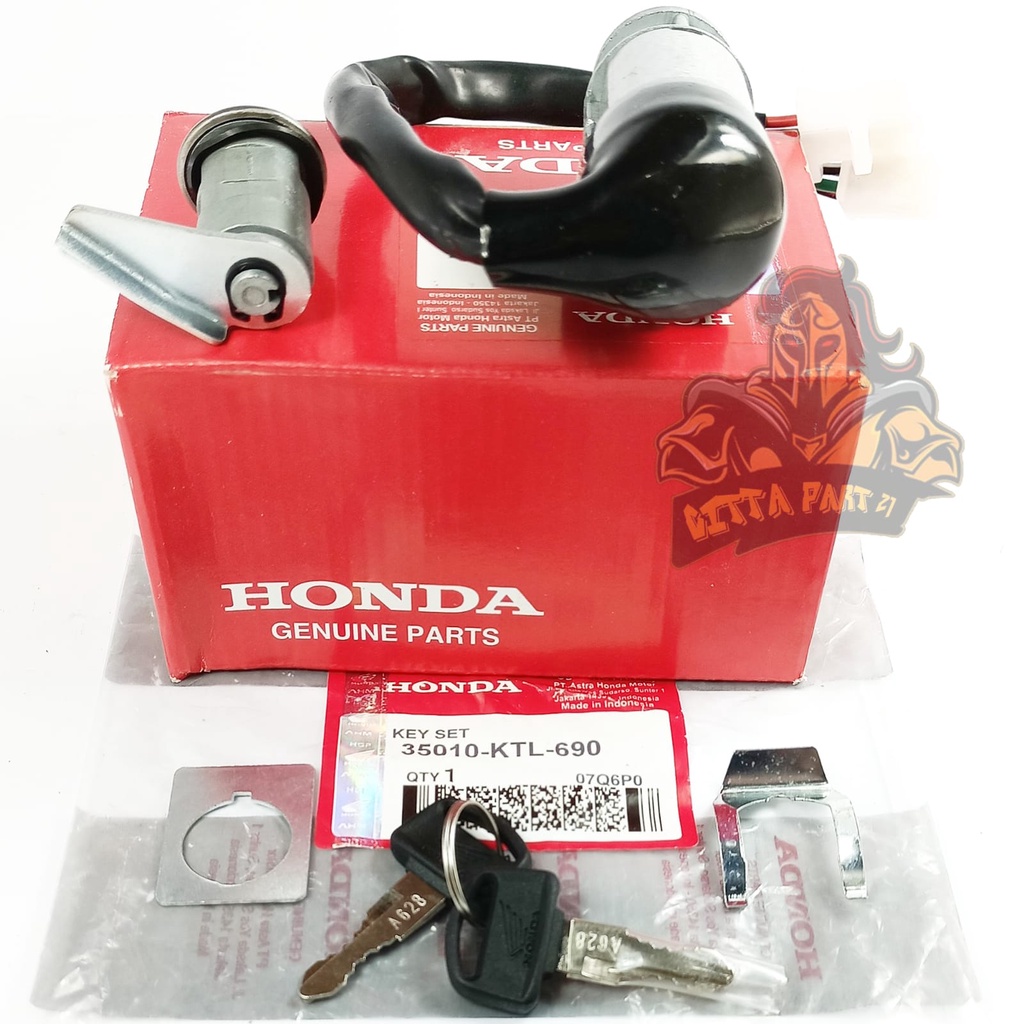 KUNCI KONTAK SET PLUS JOK HONDA KTL SUPRA FIT NEW KUALITAS ASLI ORIGINAL HONDA PRESISI TINGGAL PASANG BERFUNGSI DENGAN BAIK AWET DAN DIJAMIN MANTAP STOP KONTAK SUPRA FIT NEW