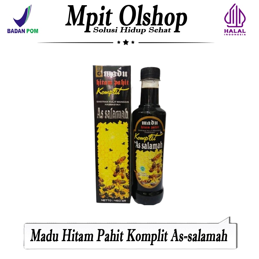

MADU HITAM PAHIT KOMPLIT 460 Gram ASSALAMAH