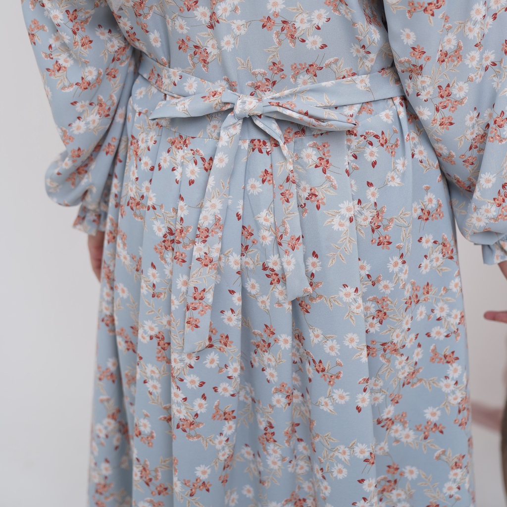 SAMARA MIDI DRESS BUSUI ANKLE DRESS VINTAGE LOOKLIKE QIANA DRESS HAIDEE ORLIN