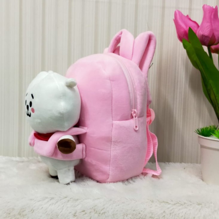 tas ransel besar sekolah anak boneka bts chimmy koya shooky chooky van mang tk sd paud smp RJ import