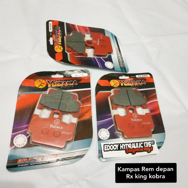 kampas rem depan rx king kobra kampas rem rx king lama