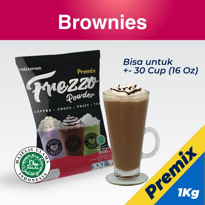 

Bubuk Minuman Boba powder Milkshake DENGAN GULA Premix rasa BROWNIES COKLAT