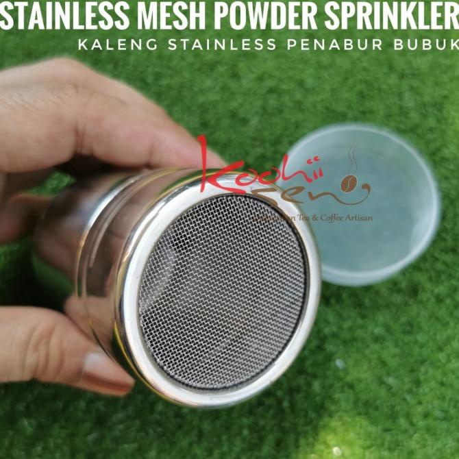 

BAYAR COD Powder Sprinkler - Penabur Bubuk Stainless Mesh - Penghias Minuman PRODUK TERBATAS Kode