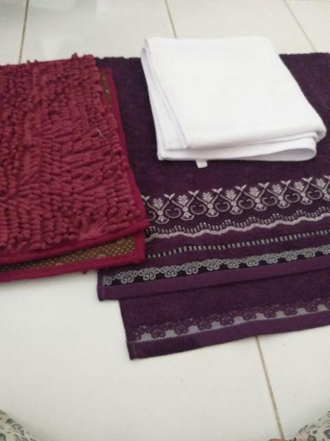 Rc Handuk Natural Putih Tanggung Ukuran 50x100 Cm Seri B