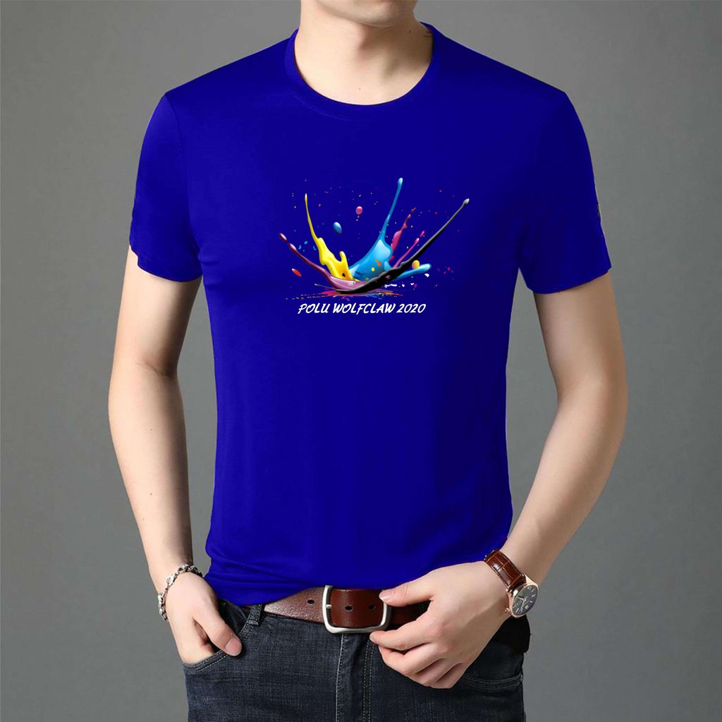 BS/COD/BAJU KAOS TANGAN PENDEK TINTAK/PRIA/REALPICTURE