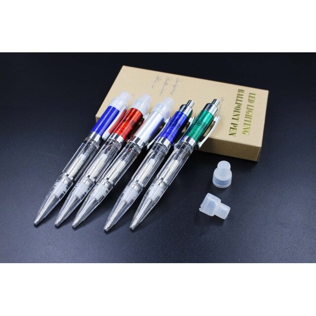 pulpen Lampu LED balpoin alat tulis  dalam gelap ballpoint