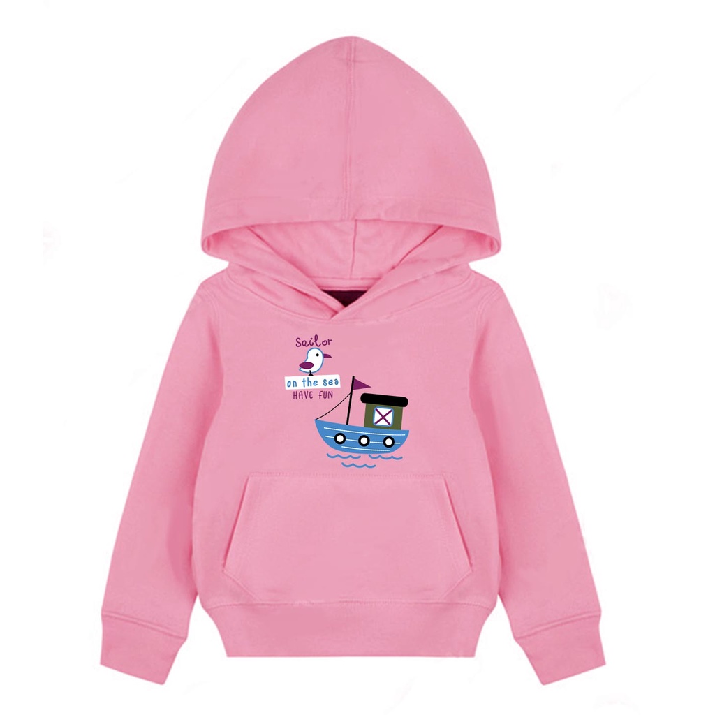 Hoodie Anak Sailor Sweater Pakaian Fleece Anak M - XL