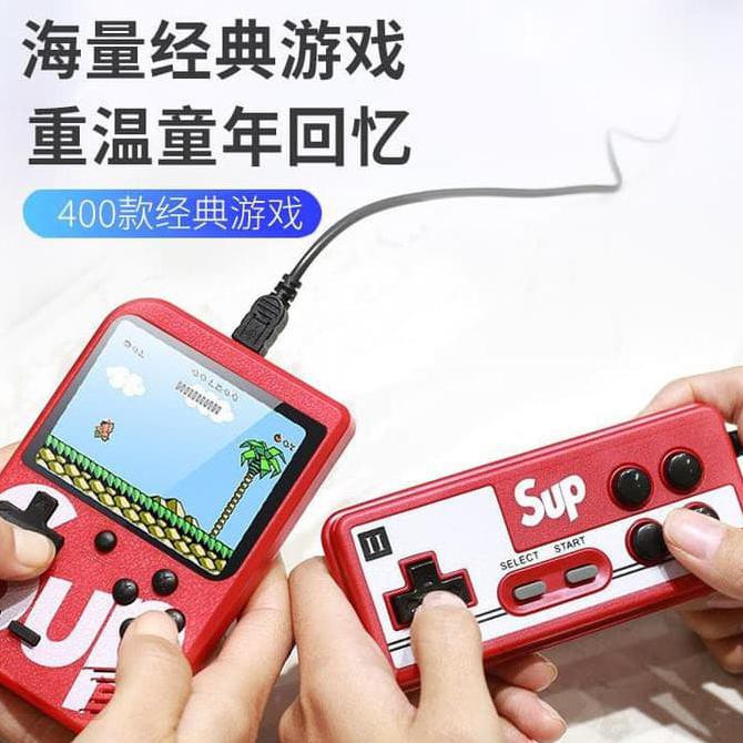 Gameboy + STICK TAMBAHAN 2 PLAYER Sup Retro 400 in 1 - Kuning