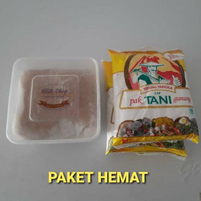 

PAKET Tenggiri Giling Natural 1kg & Tepung Tapioka 1kg