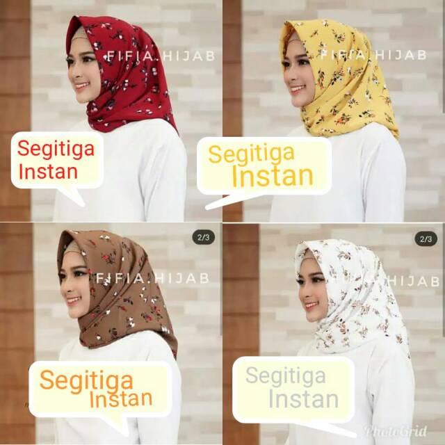Segitiga instan motif