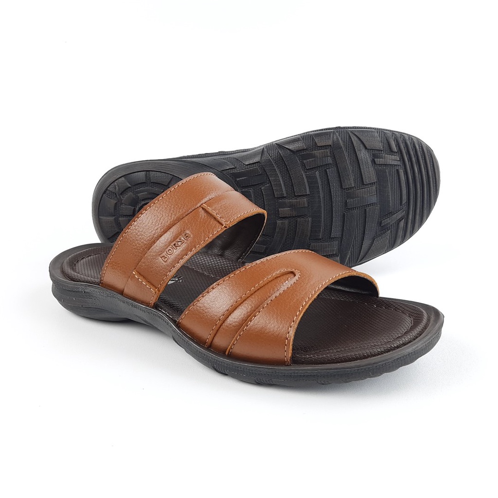 Sandal Slide Pria kulit Original Borsa F.65103 39-43