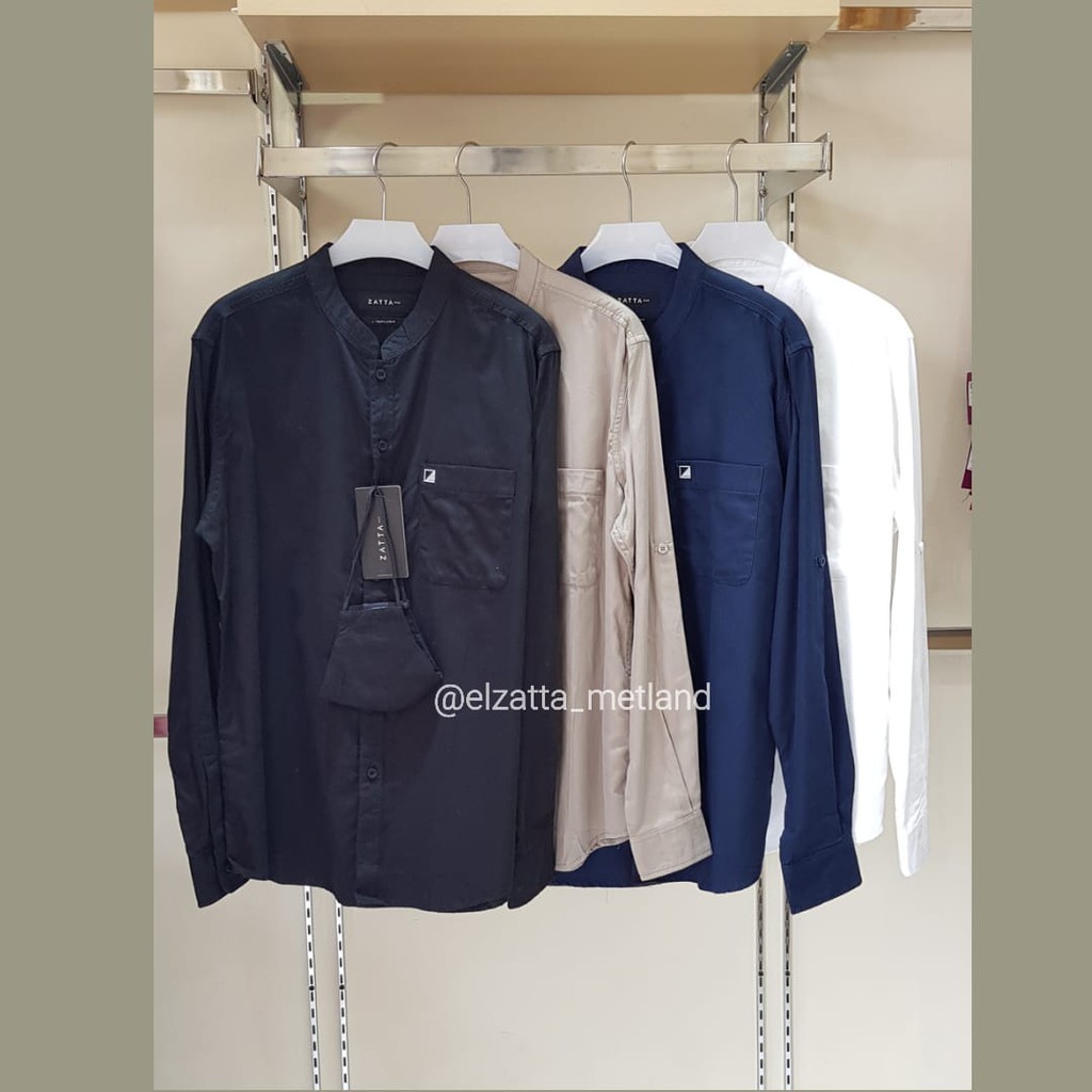 Zatta Men Azzam Shirt Baju Muslim Dewasa Koko Dewasa Lengan Panjang