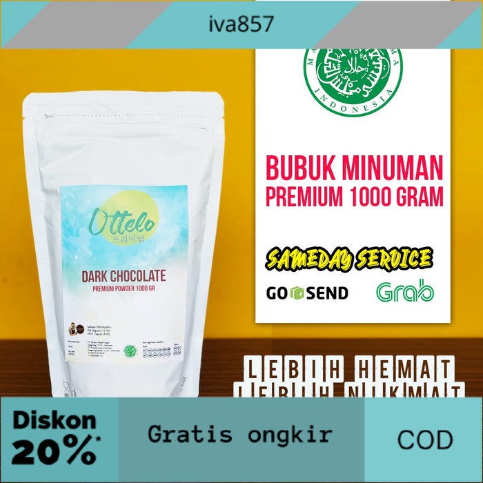 

PROMO Ottelo dark chocolate powder 1 kg GRATIS ONGKIR