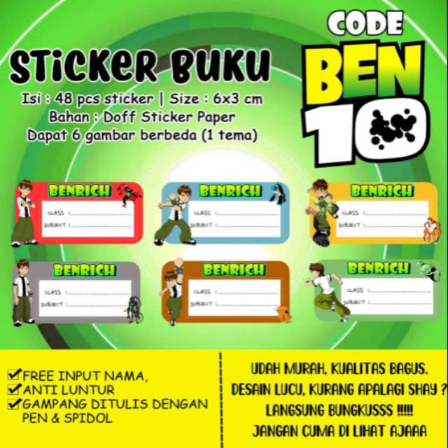 

Stiker Buku