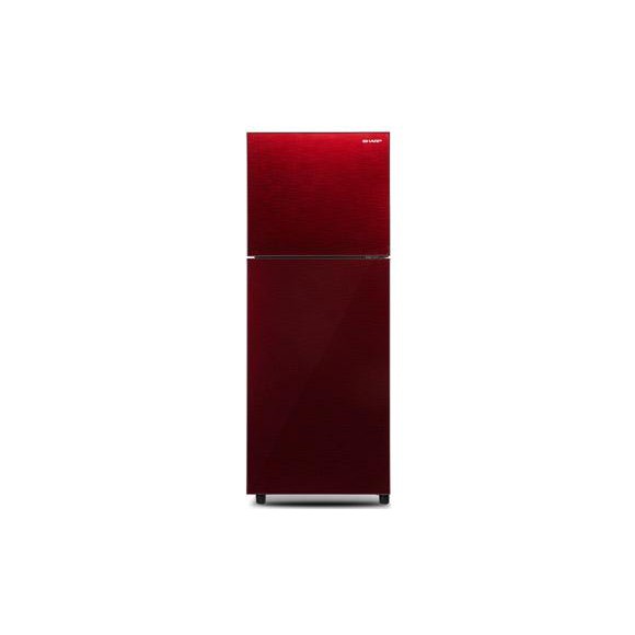 SHARP SJ 246 XG MR / KULKAS LEMARI ES 2 PINTU 200 LITER / RED GLASS DOOR / SJ246XGMR