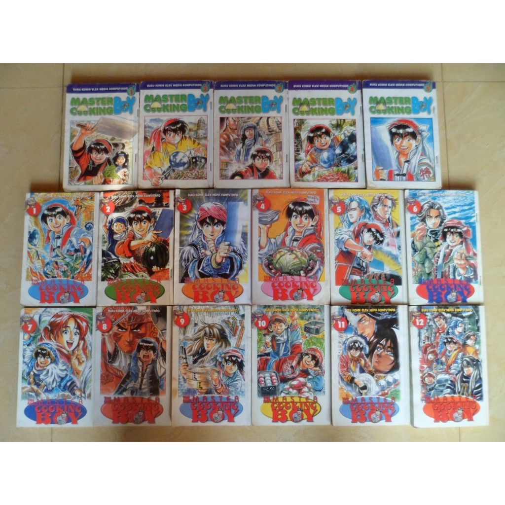 Komik Master Cooking Boy 1-5 + Real Master Cooking Boy 1-12 Tamat