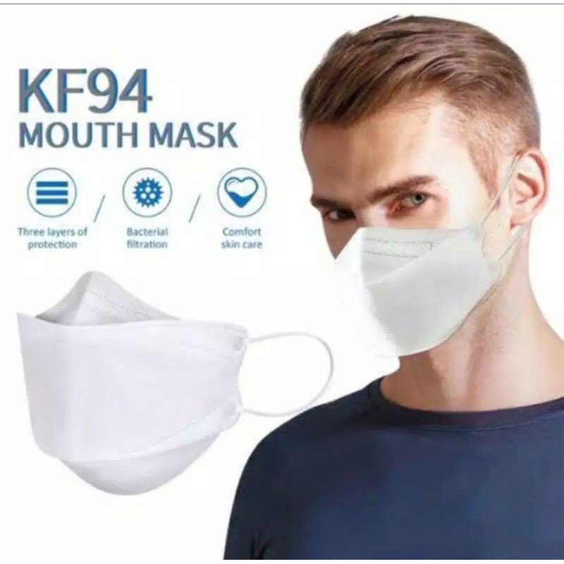 10 pcs MASKER KF94 MASKER 3D PROTECTIVE MASK 4 PLY KF 94 MASK