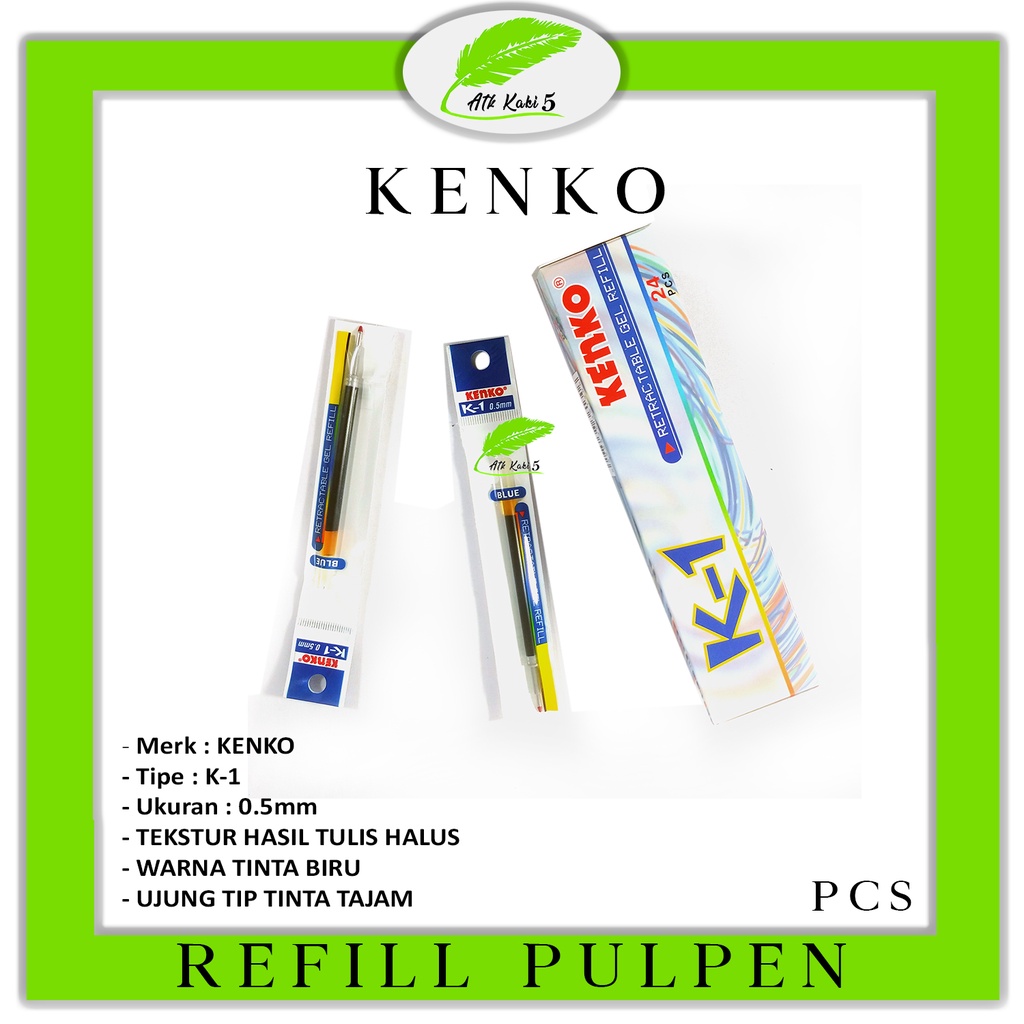 

KENKO - Refill Type K-1 Warna Biru - Pcs