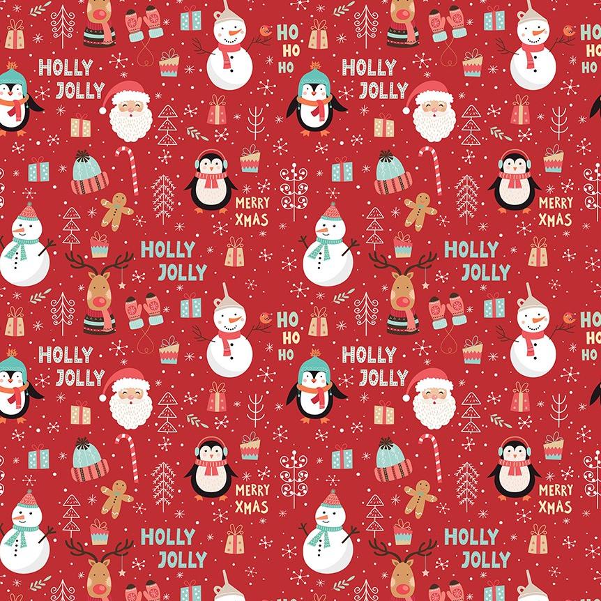 

Grosiran Murah Kertas Kado Natal Harvest / Wrapping Paper Xmas Joyland Red