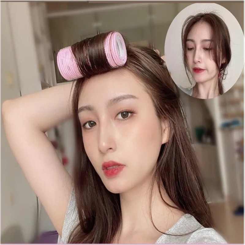 1 Piece Korean Girls Air Bangs Curlers Hair Rollers / Self-adhesive  Fluffy Hair Clip  Self-adhesive  Fluffy Hair Clip