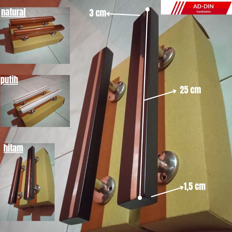 handle gagang pintu rumah minimalis 25 cm list