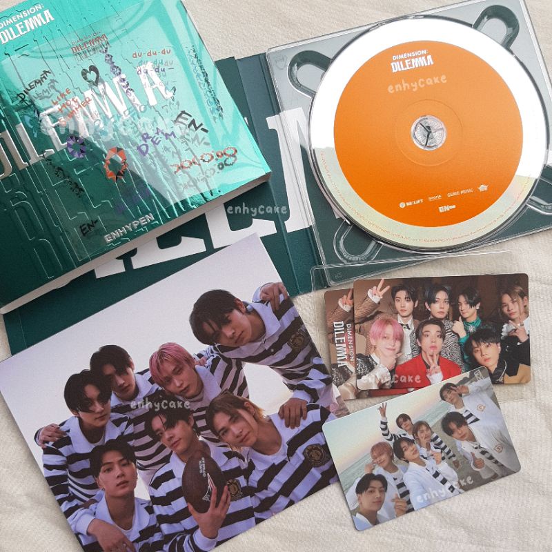 PHOTOCARD PC YANG JUNGWON ENHYPEN BORDER DAY ONE BDO DUSK DAWN VER. DIMENSION DILEMMA DD ESSENTIAL E