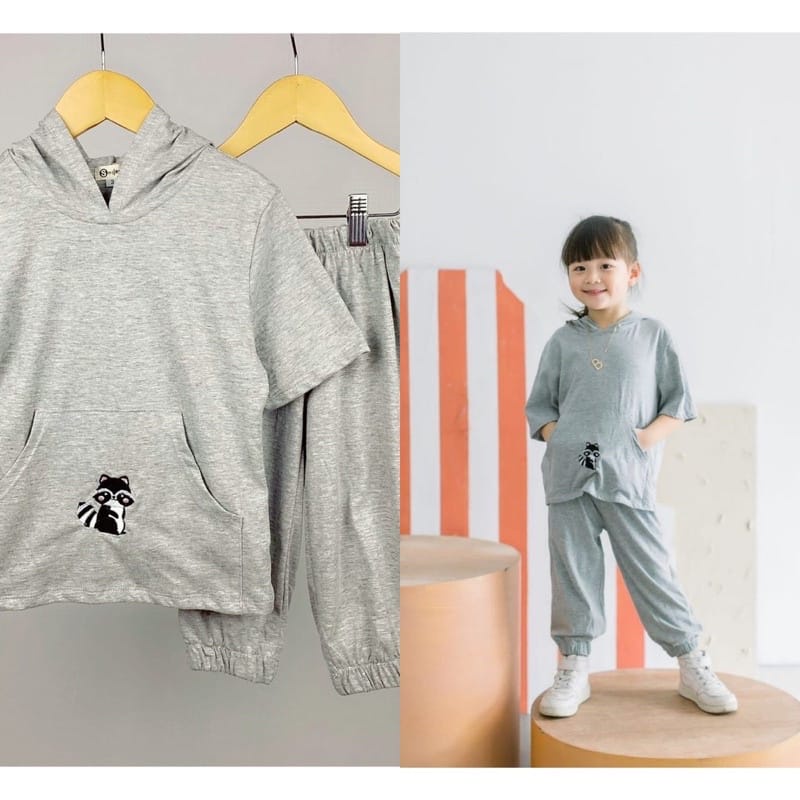 SET HOODIE LILY BY SMILE SETELAN ANAK 1-5 th Setelan Baju Anak