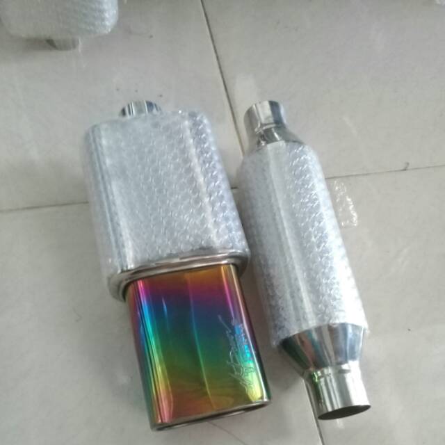 KNALPOT HKS HIPOWER& RESONATOR  MOBIL AVANZA XENIAJAZ BRIO LIVINA AYLA  DLL