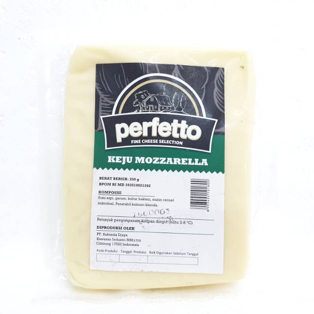 

PERFETTO KEJU MOZZARELLA 250GR (GOSEND / GRAB ONLY)