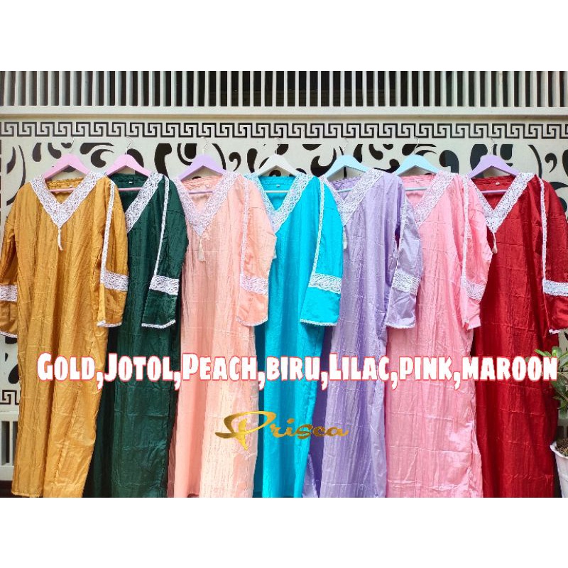 Mukena Travelling Anak Qilla Abaya Sholat Parasut Terbaru Renda Premium Terusan