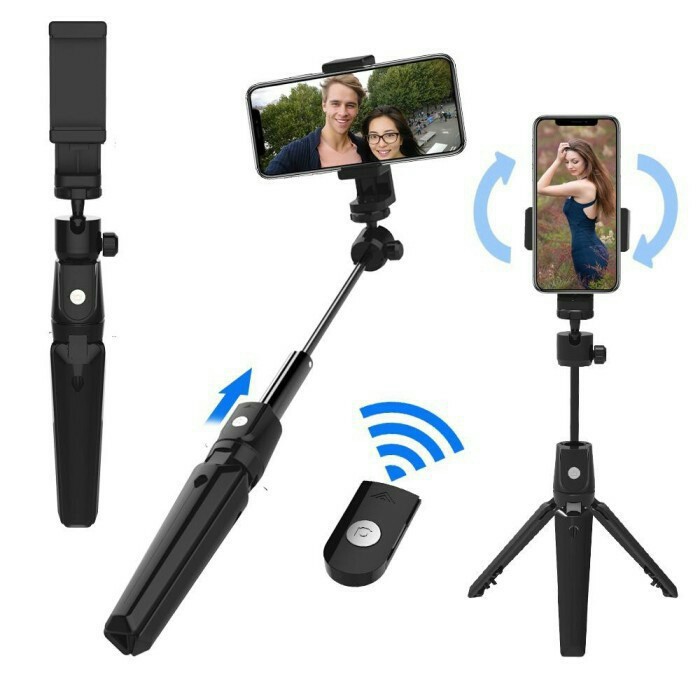 [WS] Tripod Hp Bluetooth/ Tongsis Selfie Bluetooth / Tripod Handphone With Remote Mini