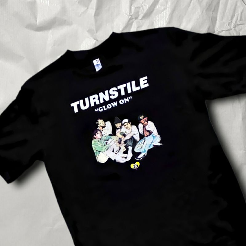 TURNSTILE / TURNSTILE TSHIRT / TURNSTILE GLOW ON/ KAOS BAND VINTAGE / KAOS BAND OVERSIZE / TURNSTILE