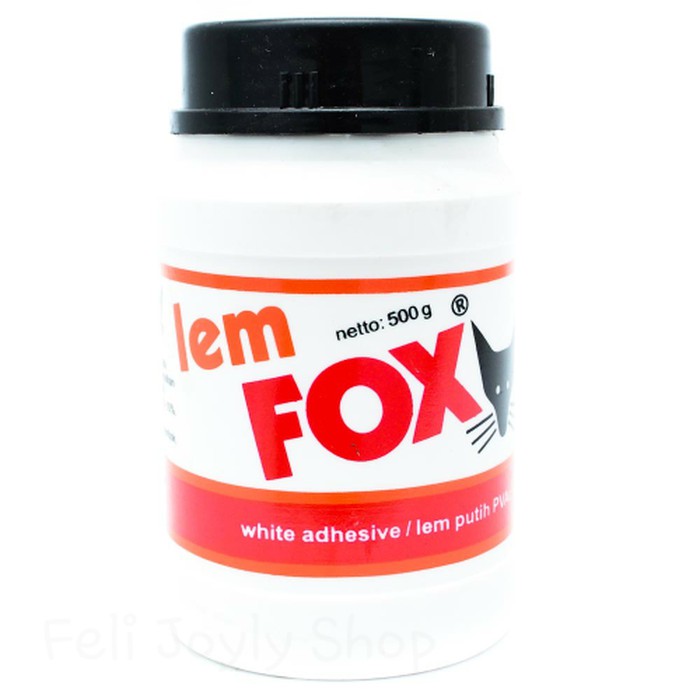 

LEM FOX PUTIH 500GR PVAC LATEX WEGABOND SLIME ADHESIVE KAYU ATK MURAH