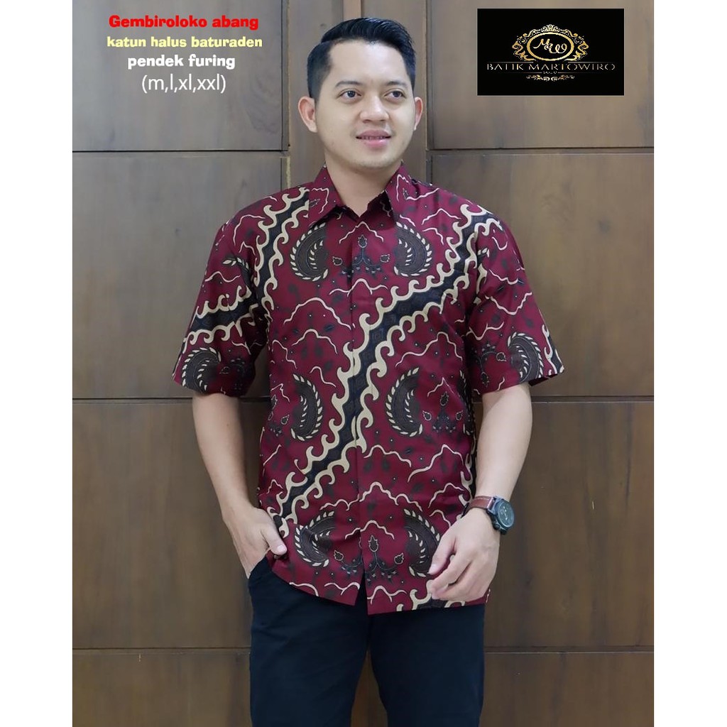 GEMBIROLO ABANG MARTOWIRO KEMEJA BATIK PRIA LENGAN PANJANG PENDEK LAPIS FURING ATASAN BATIK PRIA MODERN JOGLO NEW KADUNG KULINO ARJUNO UNGU KEMBANG KANGEN JOGLO UNGU ARJUNO BIRU KRESNO AJI GEMBIROLOKO ASWOTOMO SOGAN TANAKA NEW PUSPOAYU HITAM KRISNAMUKTI