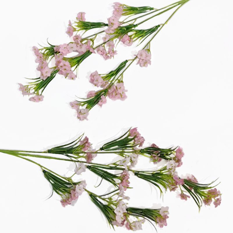 Bunga Gypsophila Baby Breath  Artificial Long Lavender AF62 Bouquet Wedding Bridal Flower