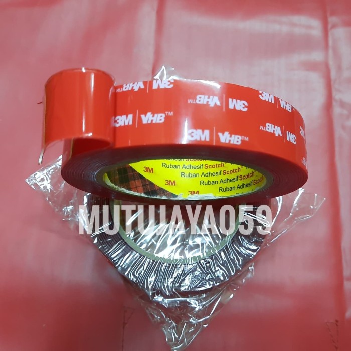 

Hemat 3M Double Tape Clear Jelly Bening Vbh 24Mm X 4,5Mtr Bergaransi