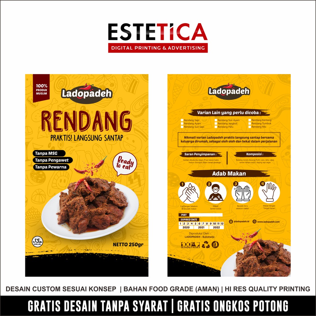 20+ Trend Terbaru Stiker Produk Makanan Keripik - Aneka Stiker Keren