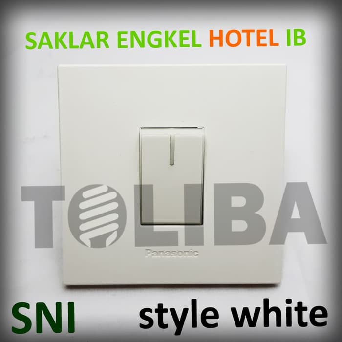 saklar engkel hotel inbow ib panasonic saklar minimalis tangga style white sni