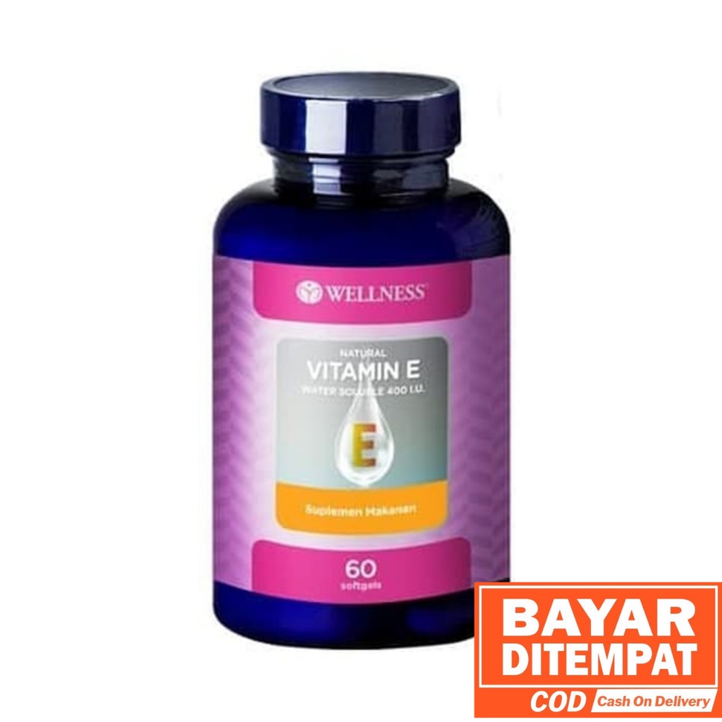 WELLNESS NATURAL VITAMIN E 400 IU WATER SOLUBLE 60'S