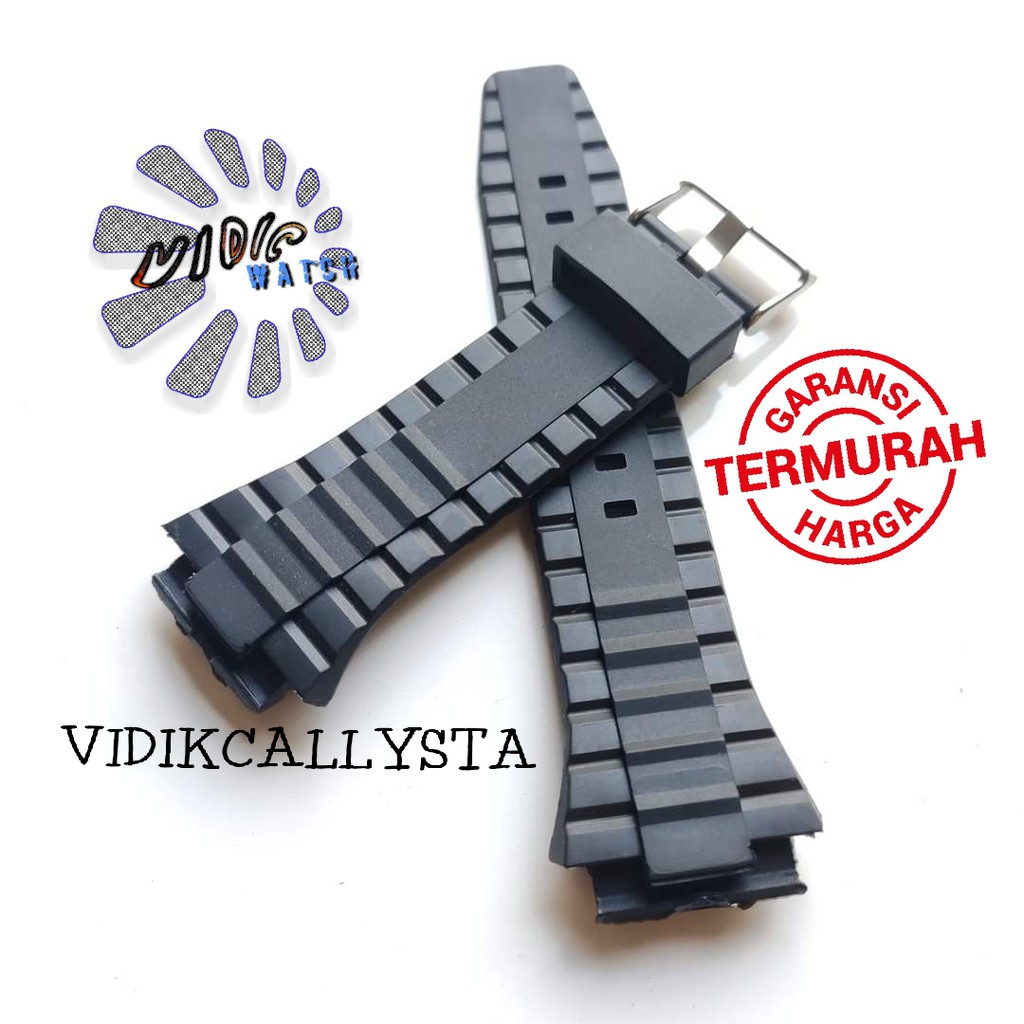 Strap tali jam tangan Skmei DG 1115 SKMEI 1115 Hitam tali skmei