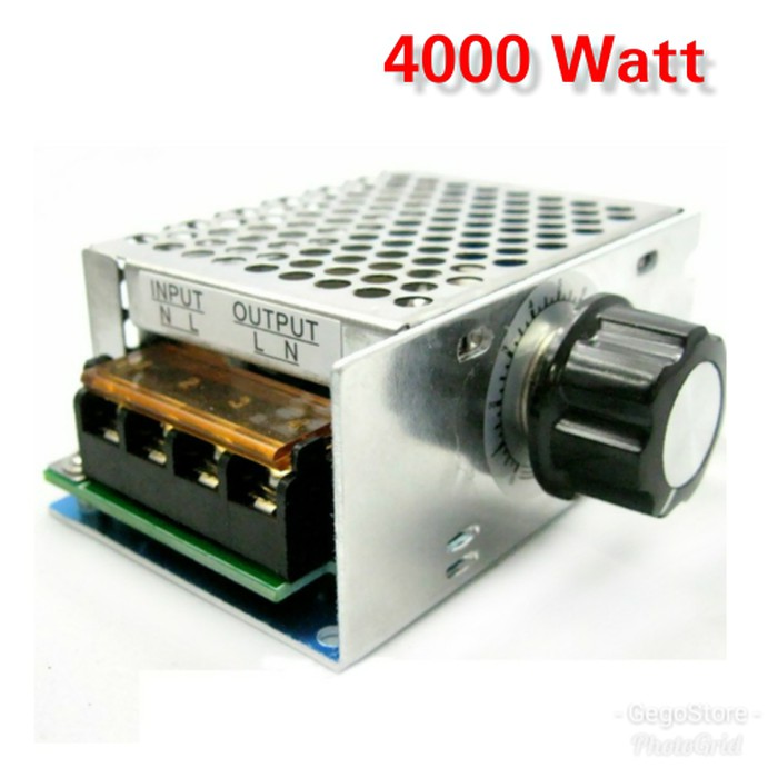 Dimmer 4000W pengatur kecepatan putaran bor dinamo 20A AC220 pemanas