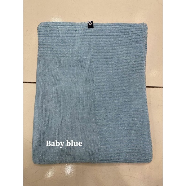 PASHMINA RAJUT GLITER / PASHMINA RAJUT PENGANTIN / PASHMINA PREMIUM-Babby  blue