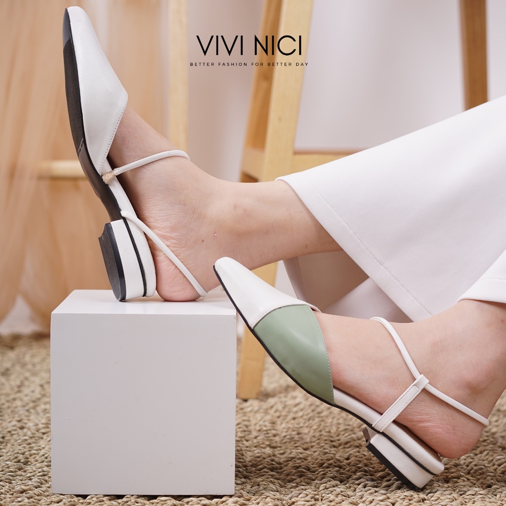 Vivi Nici - Auristela Sandal Mules Hak 3 Cm-1