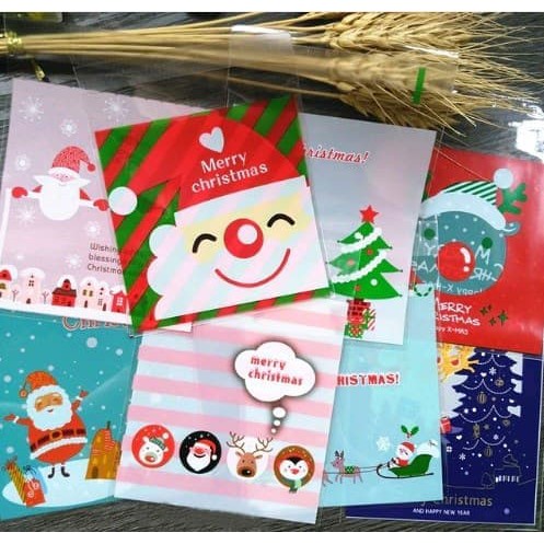 

Uk 10x10 PROMO Plastik Cookies Packing Kue Cake Souvenir Kado Natal Christmas Termurah Terlengkap