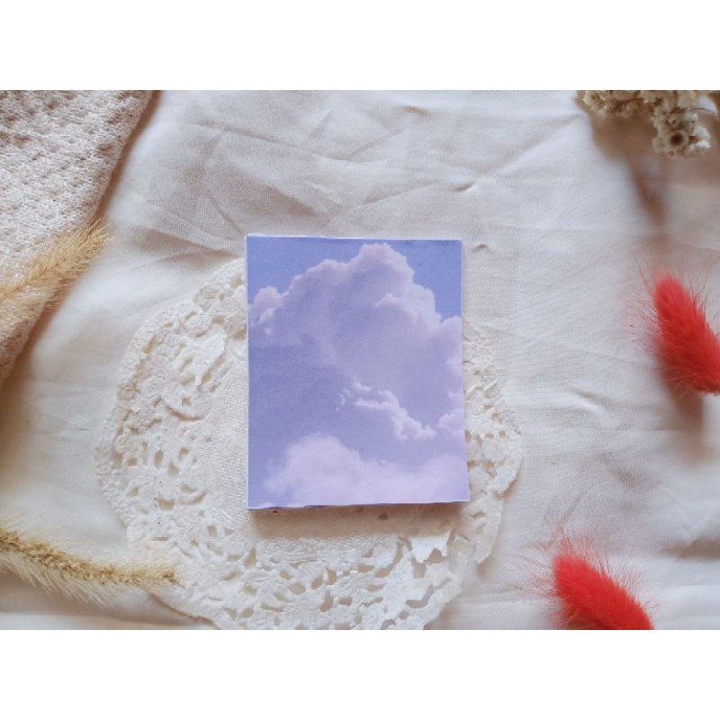 

Cloud Memopad /Memo Pad Awan Aesthetic
