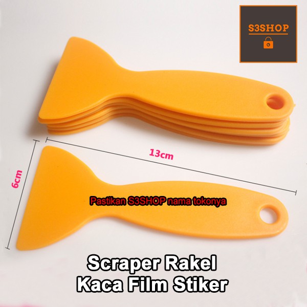 SCRAPER ALAT BANTU PASANG STIKER KACA FILM RAKEL WALL STICKER Wallpaper